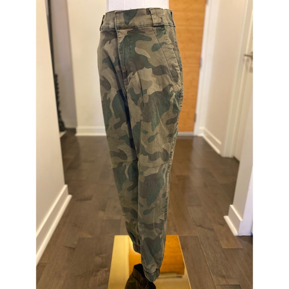 Hollister Womens Camouflage Cargo Jogger‎ Pants Ultra High Rise Medium - Picture 3 of 7